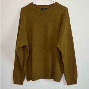 Pendleton Men's washable Wool Crewneck Sweater Fall Classic Office Size XL